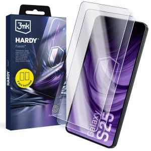 2x verre hybride pour Samsung Galaxy S25 - 3mk HARDY® Fusion™