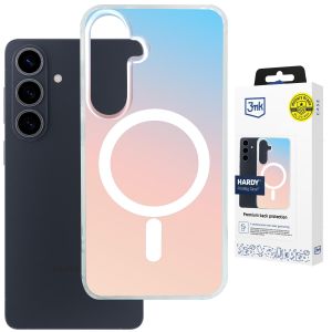 Coque MagSafe holographique pour Samsung Galaxy S26 - 3mk HARDY® PrisMag Case™