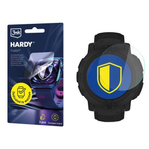 Verre hybride pour smartwatch Garmin Instinct 2/Solar - 3mk HARDY® Fusion Watch Protection™