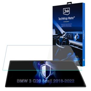 Film protecteur mat pour l'écran du système de navigation pour BMW 3 G20 (2018 - 2022) – 3mk TechWrap Matte™ Center Display