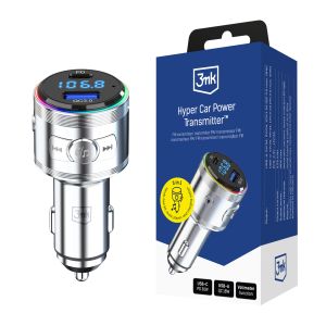 Émetteur 3en1 48W QC PD PPS USB-C USB-A 3mk Hyper Car Power