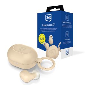 Écouteurs sans fil TWS 3mk FlowBuds 6.0™ Sand