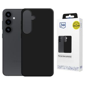 Étui en silicone avec MagSafe pour Samsung Galaxy S25+ - 3mk HARDY® Mellow MagCase™ Noir