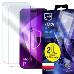 2x film protecteur pour Apple iPhone 17 - 3mk HARDY® ARC+