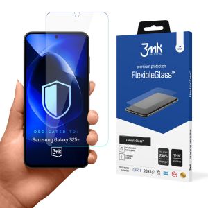 Verre hybride incassable pour Samsung Galaxy S25+ - 3mk FlexibleGlass