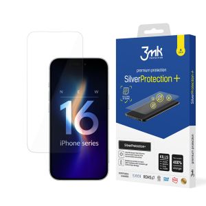 Film de protection anti-choc pour Apple iPhone 16 Pro - 3mk SilverProtection+