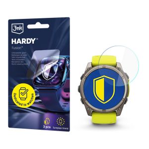 Verre hybride pour smartwatch Garmin Fenix 8 Solar/Sapphire 51mm - 3mk HARDY® Fusion Watch Protection™