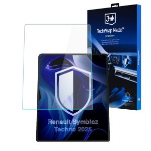 Film protecteur mat pour l'écran de navigation de Renault Symbioz Techno (2025 - ) – 3mk TechWrap Matte™ Center Display