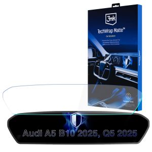Film protecteur mat pour l'écran d'affichage de navigation de AUDI A5 F5 (2019 - 2024) – 3mk TechWrap Matte™ Center Display