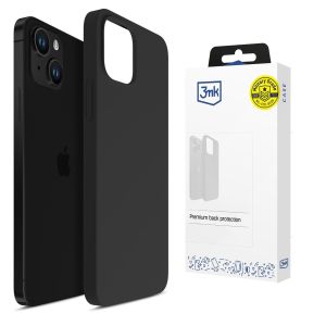 Coque en silicone pour Apple iPhone 14 Plus - 3mk HARDY® Mellow Case™ Noir