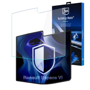 Film protecteur mat pour l'écran du système de navigation pour Renault Espace VI (2023 - ) – 3mk TechWrap Matte™ Center Display