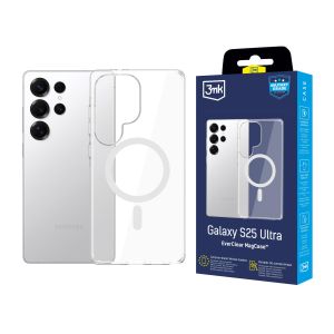 Coque robuste avec MagSafe pour Samsung Galaxy S25 Ultra - 3mk EverClear MagCase