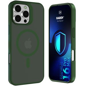 Coque MagSafe fumée 3mk HARDY® Hazy MagCase™ Verte pour Apple iPhone 16 Pro Max