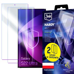 2x film de protection pour Samsung Galaxy S22 Ultra 5G - 3mk HARDY® ARC+