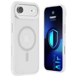 Coque MagSafe fumée pour Apple iPhone Air – 3mk HARDY® Hazy MagCase™ Blanc