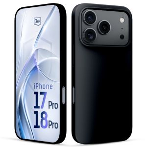 Étui en silicone avec MagSafe pour Apple iPhone 17 Pro/ 18 Pro - 3mk HARDY® Mellow MagCase™ Noir