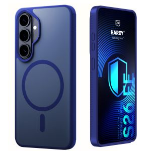 Coque MagSafe teintée pour Samsung Galaxy S26 FE – 3mk HARDY® Hazy MagCase™ Blue