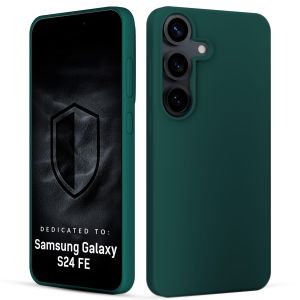 Coque en silicone pour Samsung Galaxy S24 FE - 3mk HARDY® Mellow Case™ Vert