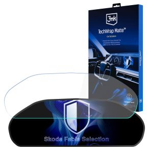 Film de protection mat pour l'écran du tableau de bord pour Skoda Fabia Selection (2021 - 2026) – 3mk TechWrap Matte Cluster™