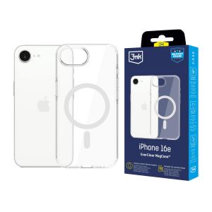 Coque robuste avec MagSafe pour Apple iPhone 16E - 3mk EverClear MagCase