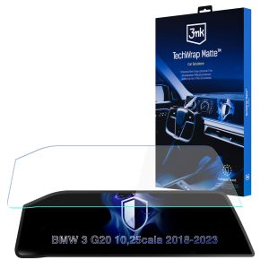 Film protecteur mat pour l'écran du système de navigation pour BMW 3 G20 (2018 - 2023) – 3mk TechWrap Matte™ Center Display