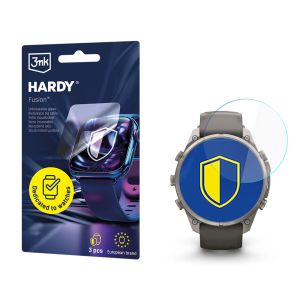 Verre hybride pour smartwatch Garmin Fenix 9 Pro Solar 51mm - 3mk HARDY® Fusion Watch Protection™