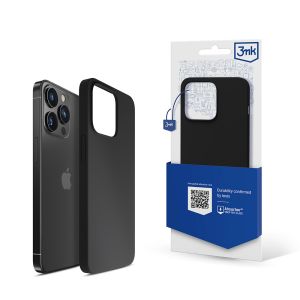 Coque pour Apple iPhone 13 Pro Max - Etui 3mk Silicone Noir