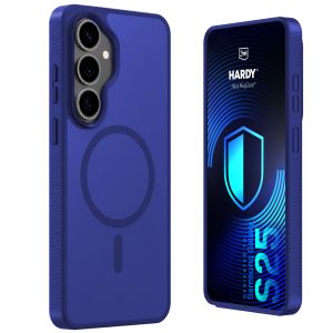 Coque MagSafe teintée pour Samsung Galaxy S25 – 3mk HARDY® Hazy MagCase™ Blue