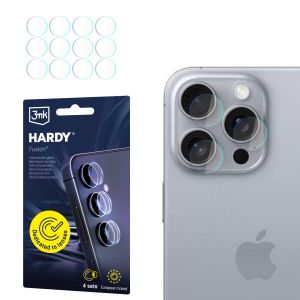 Verre de protection d'objectif pour l'appareil photo de Apple iPhone 16 Pro - 3mk HARDY® Fusion Lens Protection™