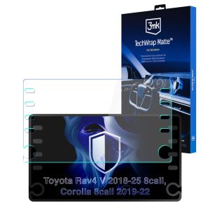 Film protecteur mat pour l'écran de navigation de Toyota Rav4 V (2018 - 2025) – 3mk TechWrap Matte™ Center Display