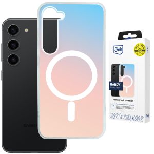 Coque MagSafe holographique pour Samsung Galaxy S23 5G - 3mk HARDY® PrisMag Case™