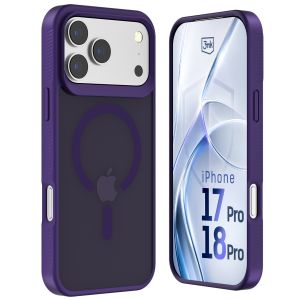 Etui Smoked MagSafe do Apple iPhone 17 Pro/ 18 Pro – 3mk HARDY® Hazy MagCase™ Purple