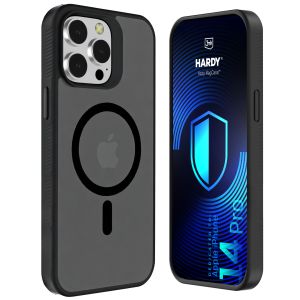 Étui MagSafe fumé pour Apple iPhone 14 Pro – 3mk HARDY® Hazy MagCase™ Noir