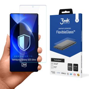 Verre hybride incassable pour Samsung Galaxy S25 Ultra - 3mk FlexibleGlass