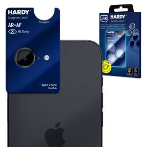 Verre saphir pour objectif Apple iPhone 16E/ iPhone 17E - 3mk HARDY® Sapphire Lens™