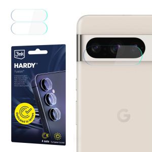 Verre de protection d'objectif pour l'appareil photo de Google Pixel 8 Pro - 3mk HARDY® Fusion Lens Protection™