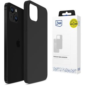 Coque en silicone pour Apple iPhone 15 Plus - 3mk HARDY® Mellow Case™ Noir
