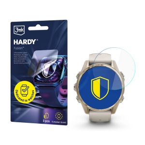 Verre hybride pour smartwatch Garmin Fenix 8 Amoled 43mm - 3mk HARDY® Fusion Watch Protection™