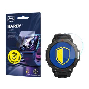 Verre hybride pour smartwatch Amazfit T-Rex 3 Pro 48mm - 3mk HARDY® Fusion Watch Protection™