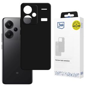 Coque en silicone pour Redmi Note 13 Pro+ - 3mk HARDY® Mellow Case™ Noir