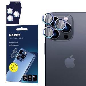 Protection de l'objectif pour Apple iPhone 15 Pro Max - HARDY Lens Protection Pro Rainbow