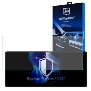 Film protecteur mat pour l'écran d'affichage de navigation de Hyundai Tucson 10,25" (2020 - 2024) – 3mk TechWrap Matte™ Center Display