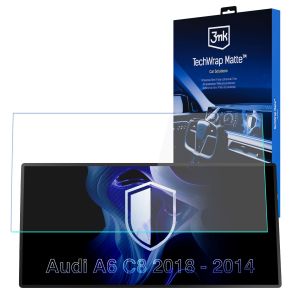 Film protecteur mat pour l'écran d'affichage de navigation de AUDI A6 C8 (2018 - 2024) – 3mk TechWrap Matte™ Center Display