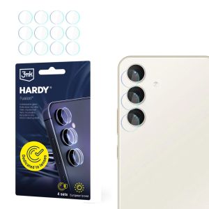 Verre de protection d'objectif pour l'appareil photo de Samsung Galaxy S24 - 3mk HARDY® Fusion Lens Protection™