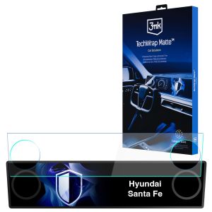 Film protecteur mat pour écran de navigation pour Hyundai Santa Fe (2024 - ) – 3mk TechWrap Matte™ Center Display