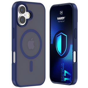 Coque MagSafe teintée pour Apple iPhone 17 – 3mk HARDY® Hazy MagCase™ Blue