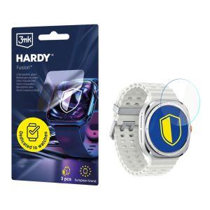 Verre hybride pour smartwatch Samsung Galaxy Watch 7 Ultra - 3mk HARDY® Fusion Watch Protection™
