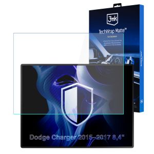 Film de protection mat pour écran d'affichage de navigation pour Dodge Charger 8,4" (2015 – 2017) – 3mk TechWrap Matte™ Center Display