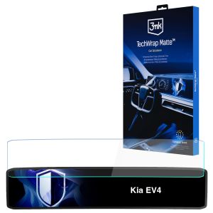 Film protecteur mat pour écran de navigation pour Kia EV4 (2025 - ) – 3mk TechWrap Matte™ Center Display