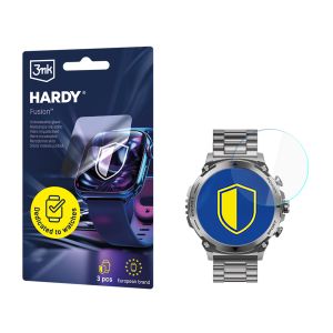Verre hybride pour smartwatch Garett Atom - 3mk HARDY® Fusion Watch Protection™